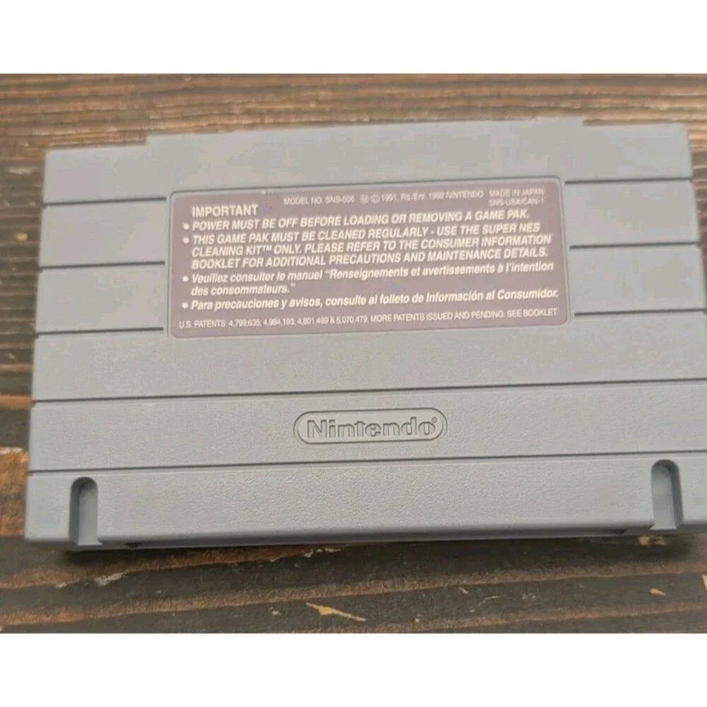 Metal Combat: Falcon's Revenge Super Nintendo SNES Cartridge & Manual Only